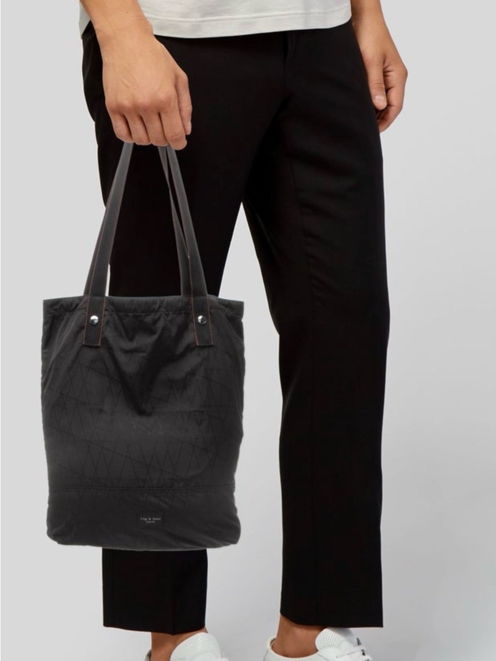 rag & bone New York Black Nylon Tote Bag